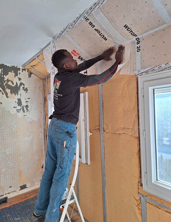 travaux d'isolation
